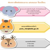 ช่องทางติดต่อสอบถาม เสนอแนะ ร้องเรียน