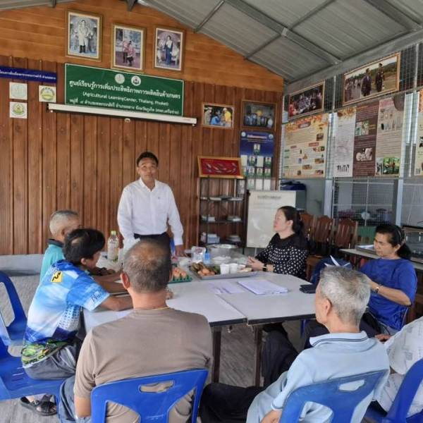 วันที่ 20 กุมภาพันธ์ 2569  อบรมโครงการศูนย์เรียนรู้การเพิ่มประสิทธิภาพการผลิตสินค้าเกษตร (ศพก.) หลักสูตร การพัฒนาศักยภาพเกษตรกร ผ่าน ศพก.เครือข่าย (ด้านปศุสัตว์)