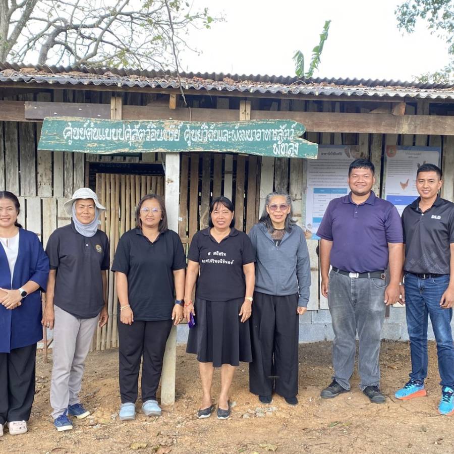 วันที่ 9 มีนาคม 2569 ส่วนส่งเสริมและพัฒนาการปศุสัตว์ ติดตามการดำเนินงานศูนย์ต้นแบบฟาร์มปศุสัตว์อินทรีย์ : ไก่ไข่อินทรีย์