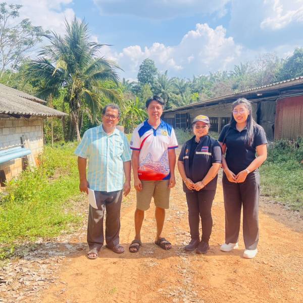 สำนักงานปศุสัตว์อำเภอเขาพนม ตรวจรับรองสัตว์ปีกเข้าเลี้ยงใหม่