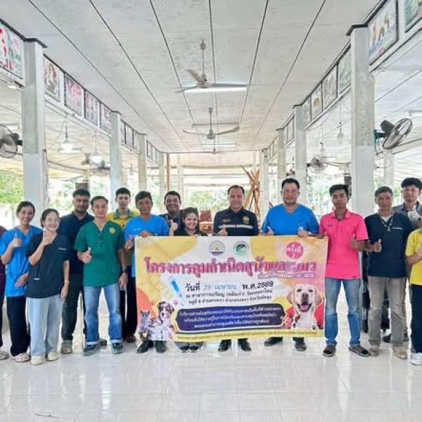 โครงการควบคุมประชากรสุนัขและแมว  เทศบาลตำบลกงหรา  ประจำปีงบประมาณ2569