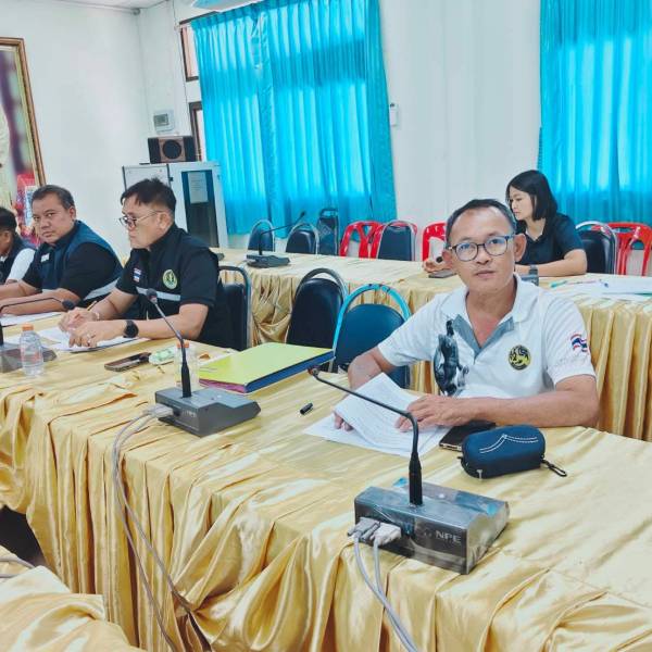 สำนักงานปศุสัตว์อำเภอละเเม เข้าร่วมประชุมคณะกรรมการให้ความช่วยเหลือผู้ประสบภัยพิบัติระดับอำเภอ (ก.ช.ภ.อ .)