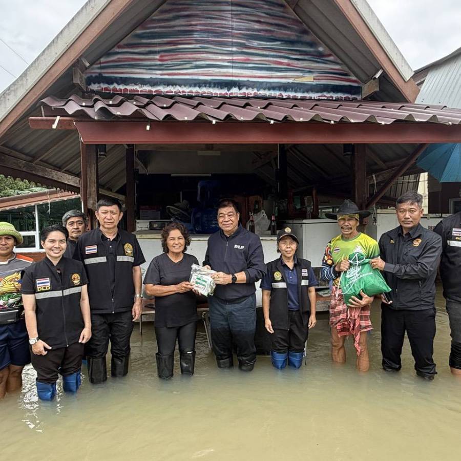 การติดตามสถานการณ์อุทกภัยและช่วยเหลือเกษตรกรผู้เลี้ยงโคเนื้อ-โคนม ที่ประสบภัยในพื้นที่จังหวัดพัทลุง